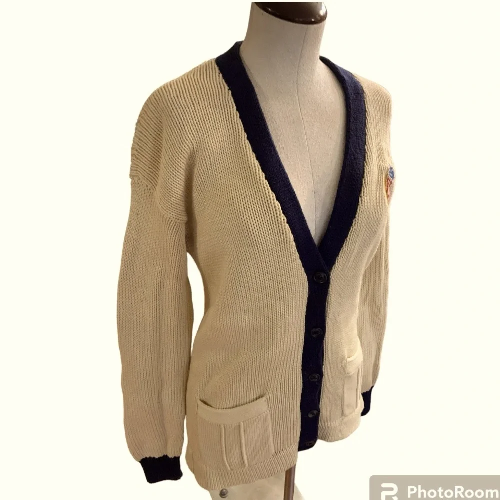 Polo Ralph Lauren 2012 USA Olympic Team Cardigan Sweater Size Medium Very Rare